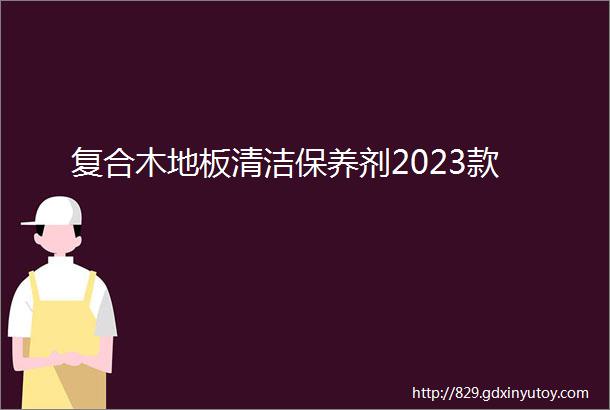 复合木地板清洁保养剂2023款